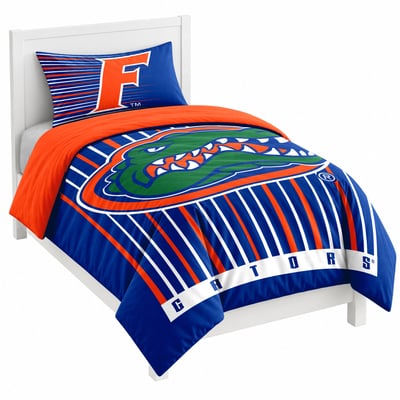 Florida Gators Logo Brands Momentum Two-Piece Twin Bedding Set