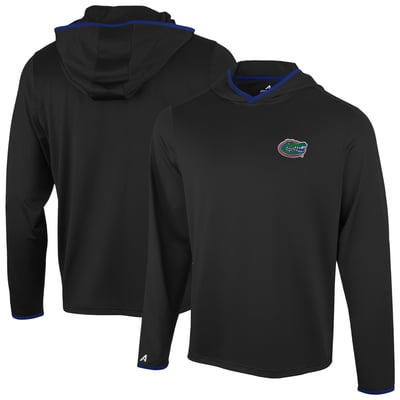 Florida Gators Antigua Brink Color Pop Long Sleeve Hoodie T-Shirt - Black