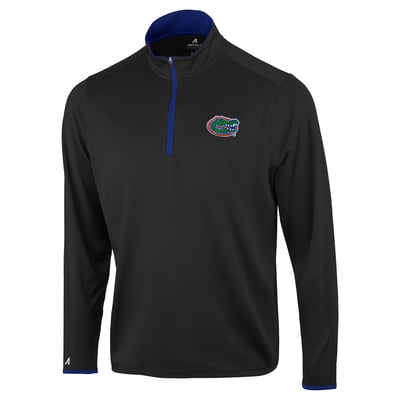  Florida Gators Antigua Brink Color Pop Quarter-Zip Pullover - Black