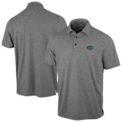 Florida Gators Antigua Static Polo - Heather Black