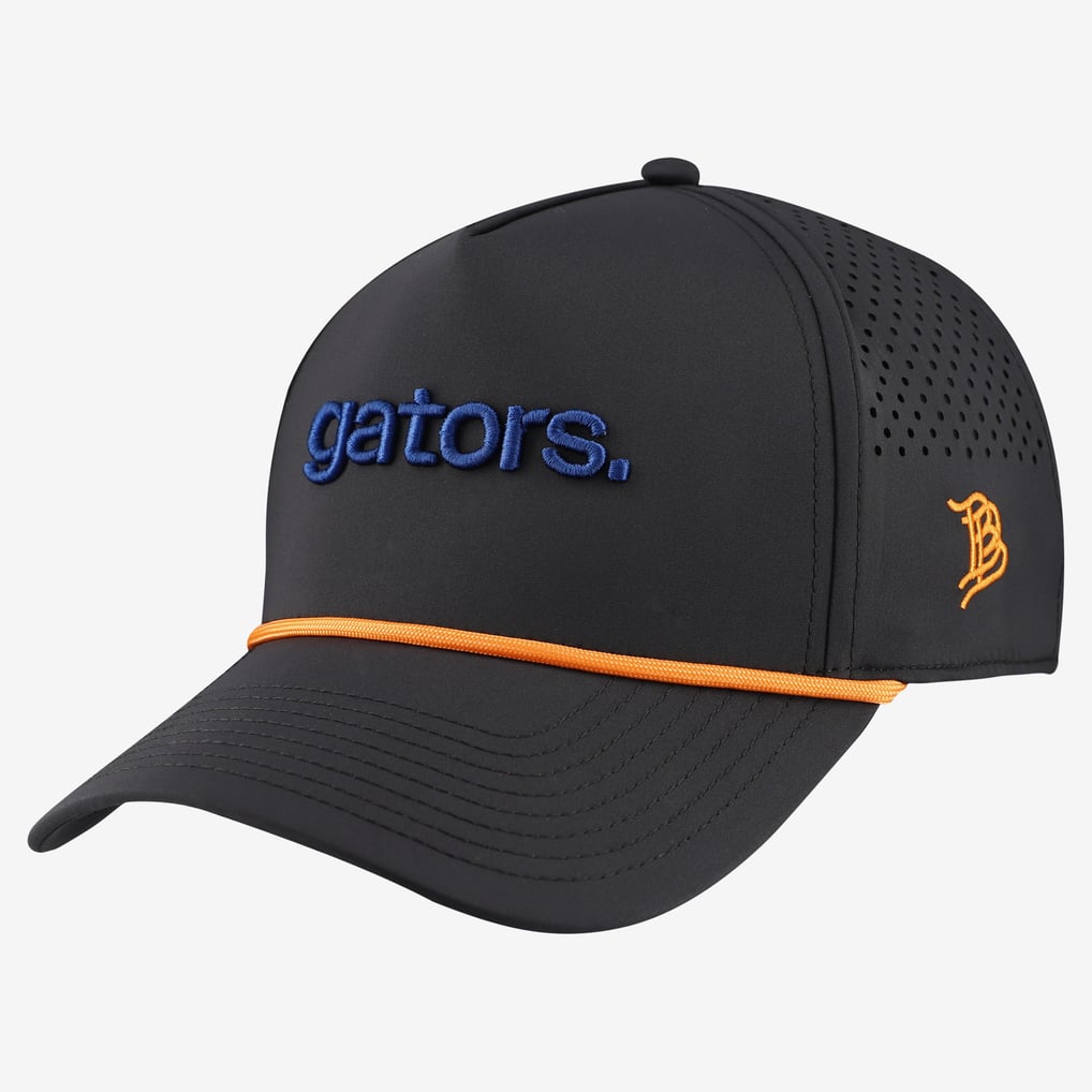  Florida Gators Branded Bills Statement Adjustable Rope Hat - Black
