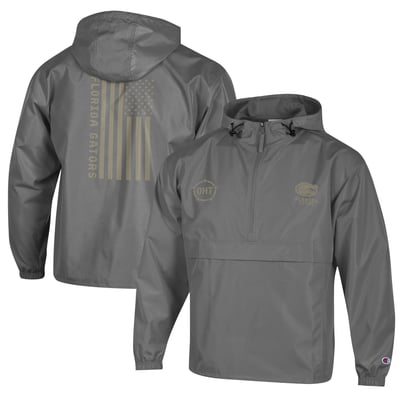  Florida Gators Champion OHT Flag Packable Jacket - Graphite