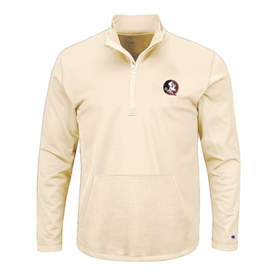 Florida Gators Champion Big & Tall Quarter-Zip Pullover - Oatmeal
