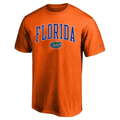  Florida Gators Champion Champion Big & Tall Team Arch Over Wordmark T-Shirt - Orange