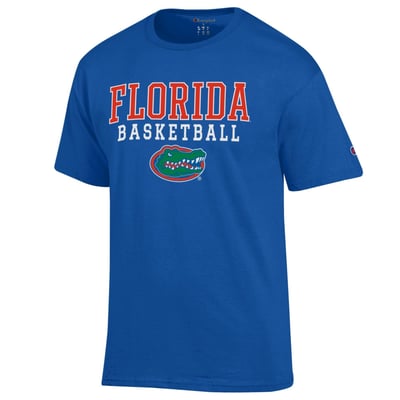 Florida Gators Champion Basketball Stack T-Shirt - Royal