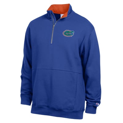  Florida Gators Champion Fleece Quarter-Zip Pullover - Royal