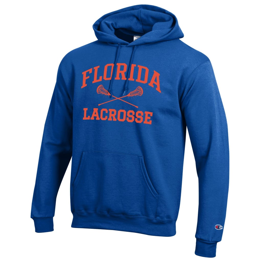 Florida Gators Champion Lacrosse Icon Powerblend Pullover Hoodie - Royal