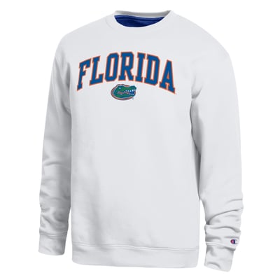  Florida Gators Champion Arch Sweatshirt - White