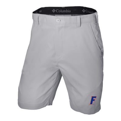 Florida Gators Columbia Omni-Wick Lie Angle Shorts - Gray
