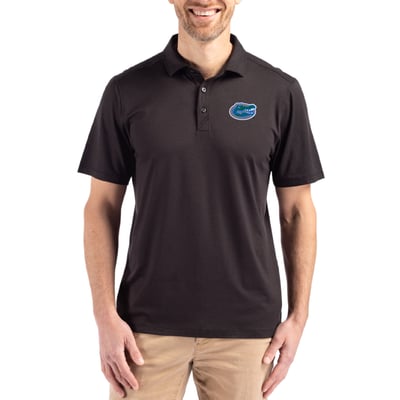 Florida Gators Cutter & Buck Coastline Epic Comfort Eco Recycled Polo - Black
