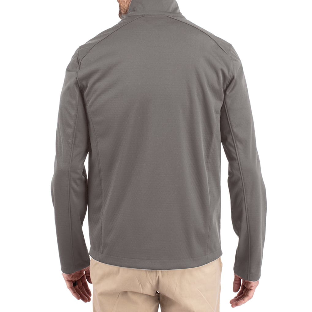 Florida Gators Cutter & Buck Evoke Eco Softshell Recycled Full-Zip Jacket - Gray