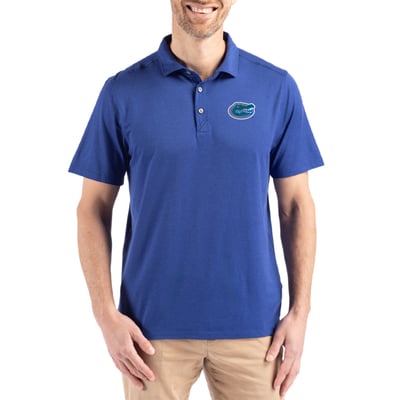 Florida Gators Cutter & Buck Coastline Epic Comfort Eco Recycled Polo - Royal