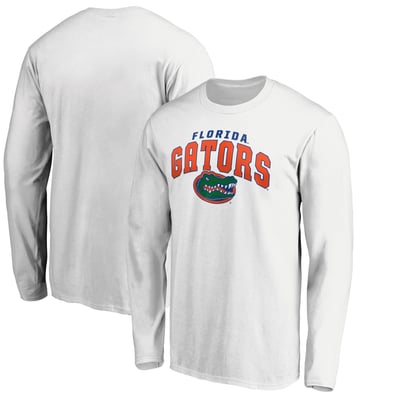 Florida Gators Fanatics Steady Long Sleeve T-Shirt - White