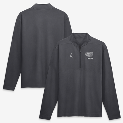  Florida Gators Jordan Brand Dri-FIT Victory Half-Zip Pullover - Anthracite