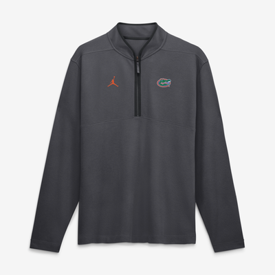  Florida Gators Jordan Brand Dri-FIT Victory Half-Zip Pullover - Anthracite