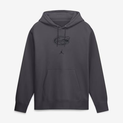  Florida Gators Jordan Brand Washed Club Fleece Pullover Hoodie - Anthracite