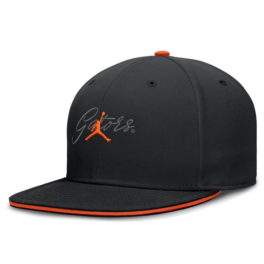 Florida Gators Jordan Brand Dri-FIT Primetime Script Fitted Hat - Black
