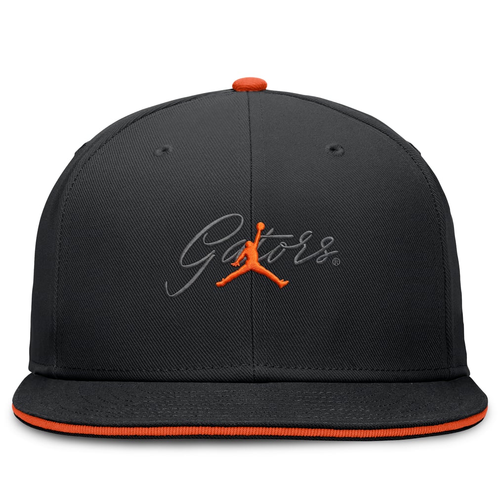 Florida Gators Jordan Brand Dri-FIT Primetime Script Fitted Hat - Black