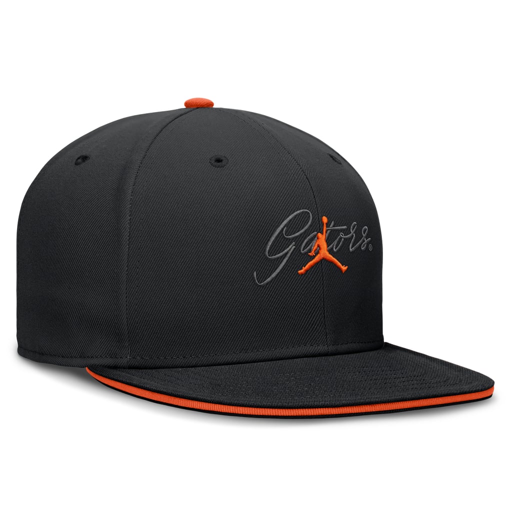 Florida Gators Jordan Brand Dri-FIT Primetime Script Fitted Hat - Black