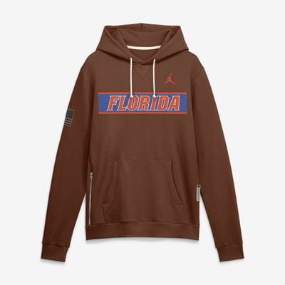 Florida Gators Jordan Brand 2026 Military Appreciation Sideline Standard Issue Dri-FIT Hoodie - Brown