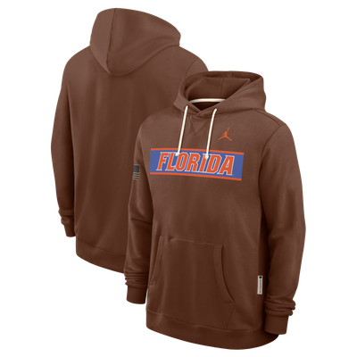 Florida Gators Jordan Brand 2026 Military Appreciation Sideline Standard Issue Dri-FIT Hoodie - Brown