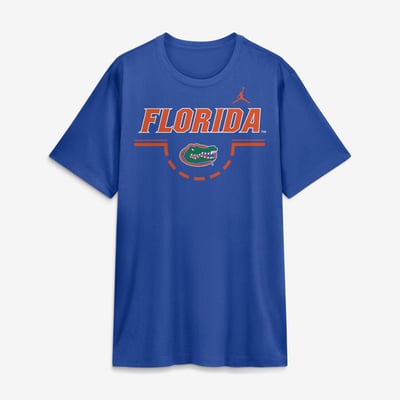  Florida Gators Jordan Brand Courtside Legend T-Shirt - Royal