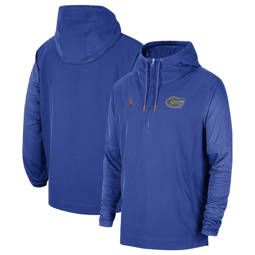 Florida Gators Jordan Brand Player Half-Zip Jacket - Royal