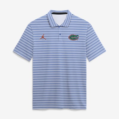  Florida Gators Jordan Brand Primetime Vapor Striped Dri-FIT Polo - Royal