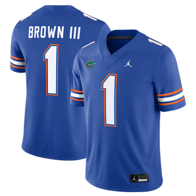 Vernell Brown III Florida Gators Jordan Brand Home Game Jersey - Royal