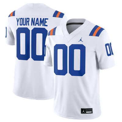 Florida Gators Jordan Brand Alternate Custom Game Football Jersey - White