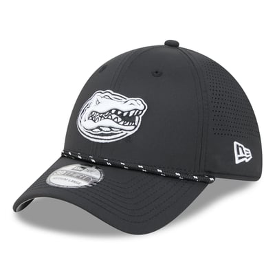  Florida Gators New Era Performance Rope 39THIRTY Stretch Hat - Black
