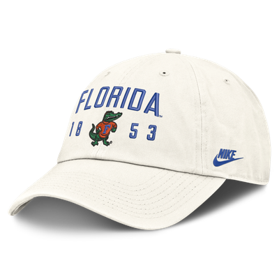  Florida Gators Nike Legacy Letter & Location Club Adjustable Hat - White