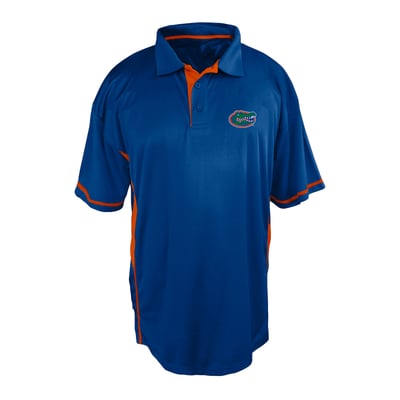 Florida Gators Profile Big & Tall Color Block Panel Polo Men's - Royal