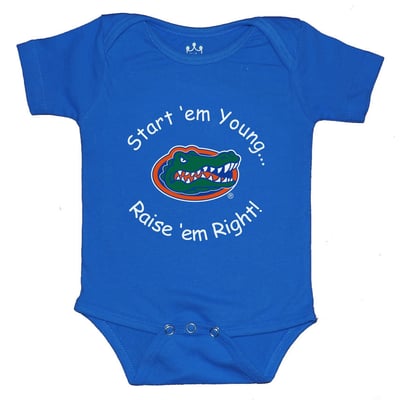 Florida Gators Little King Newborn & Infant Start 'Em Young Bodysuit - Royal