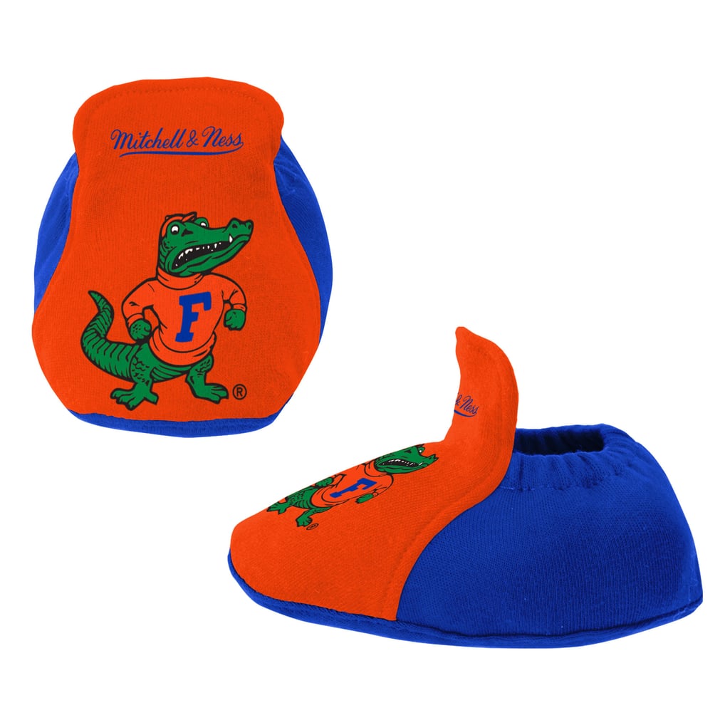 Florida Gators Mitchell & Ness Newborn & Infant 3-Pack Bodysuit, Bib and Bootie Set - Royal