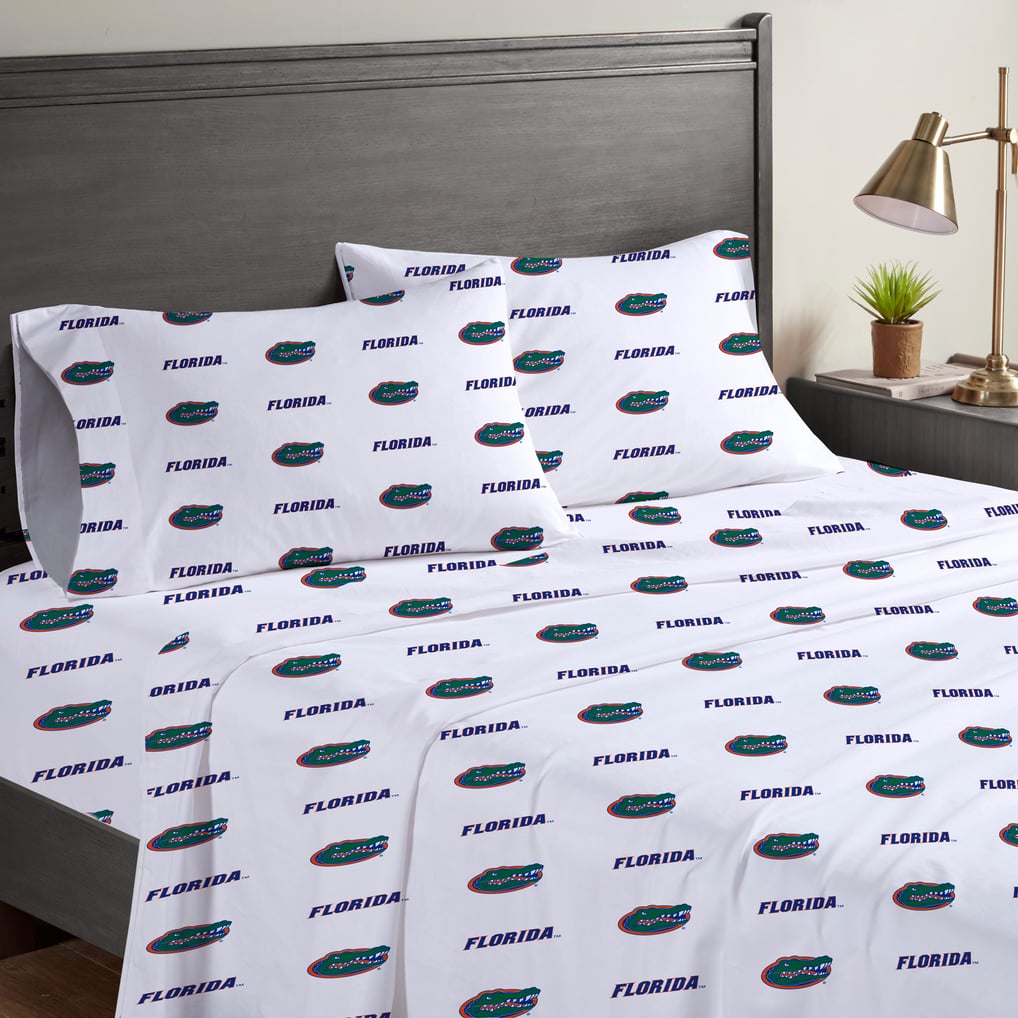 Florida Gators Pegasus Four-Piece Full Sheet Set