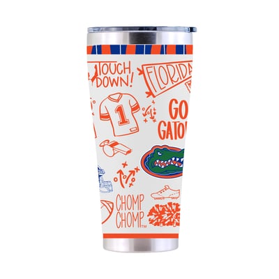 Florida Gators The Memory Company 30oz. Sketchpad Stainless Steel Tumbler