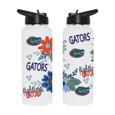 Florida Gators The Memory Company 34oz. Flowers Stainless Steel Quencher Bottle