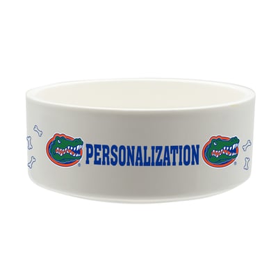 Florida Gators The Memory Company 35oz. Personalized Ceramic Pet Bowl