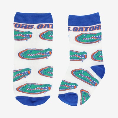  Florida Gators Starter Toddler All-Over Print Socks - White