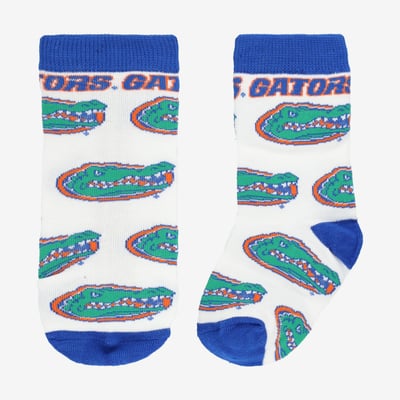  Florida Gators Starter Toddler All-Over Print Socks - White