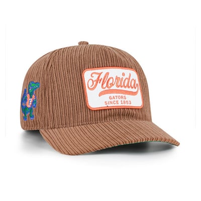 Florida Gators '47 Unisex Corduroy Patch Hitch Adjustable Hat - Brown