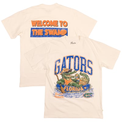 Florida Gators Duvin Designs Co. Unisex Locals T-Shirt - Cream