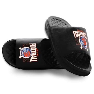 Florida Gators ISlide Unisex Football Kickoff Motive Slide Sandals - Black