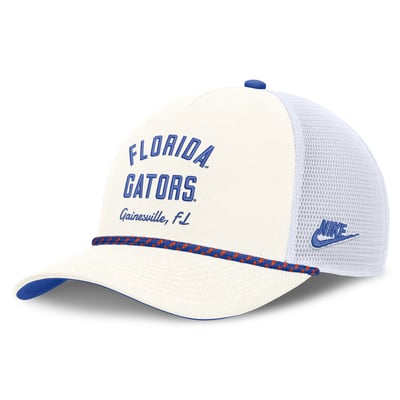 Florida Gators Nike Unisex Mascot Rope Trucker Adjustable Hat - White