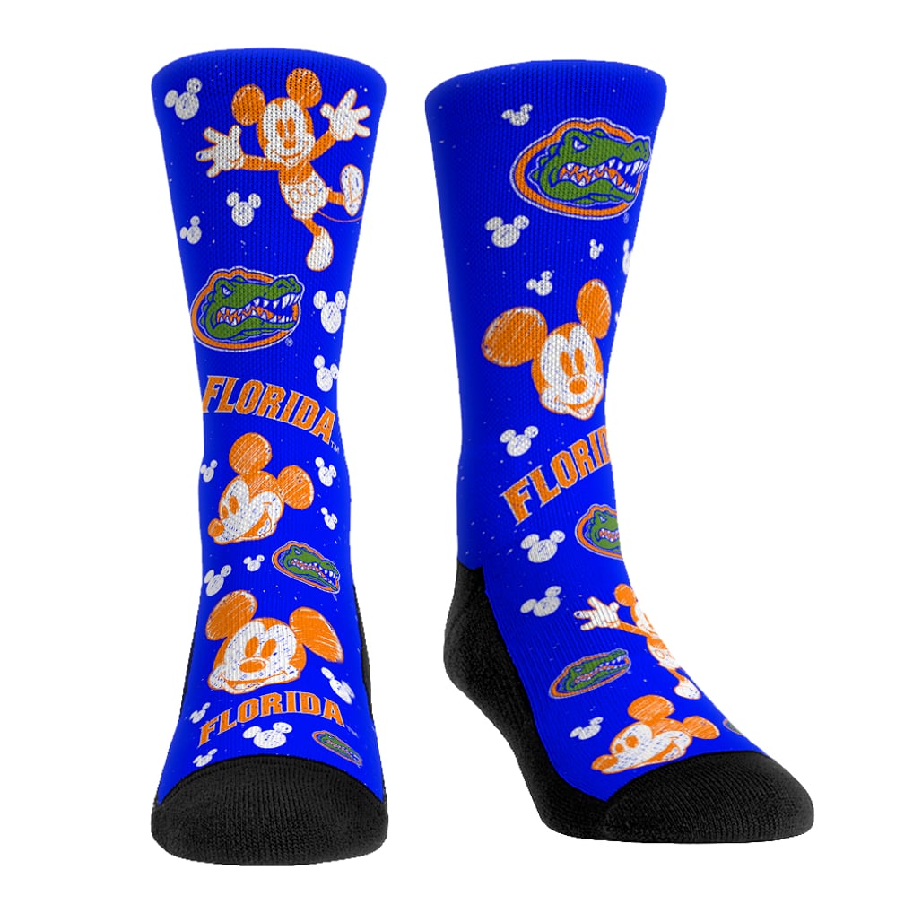Florida Gators Rock Em Socks Unisex Disney Three-Pack Crew Socks