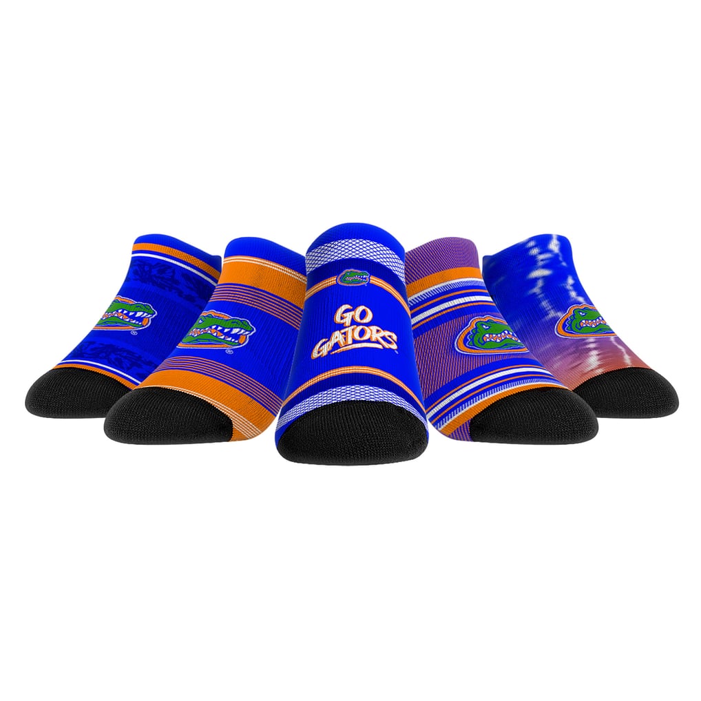 Florida Gators Rock Em Socks Unisex Super Fan Five-Pack Low-Cut Socks Set