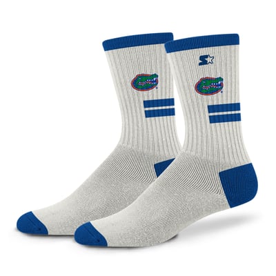  Florida Gators Starter Unisex Premiere Cushioned Crew Socks - Cream
