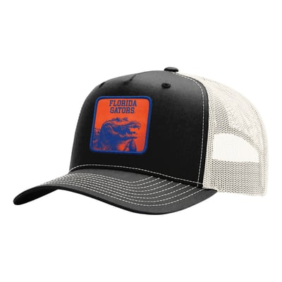 Florida Gators Uscape Apparel Wild Side Patch Trucker Adjustable Hat - Black
