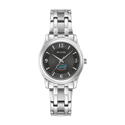 Florida Gators Bulova Women's Corporate Collection Stainless Steel Watch - Black